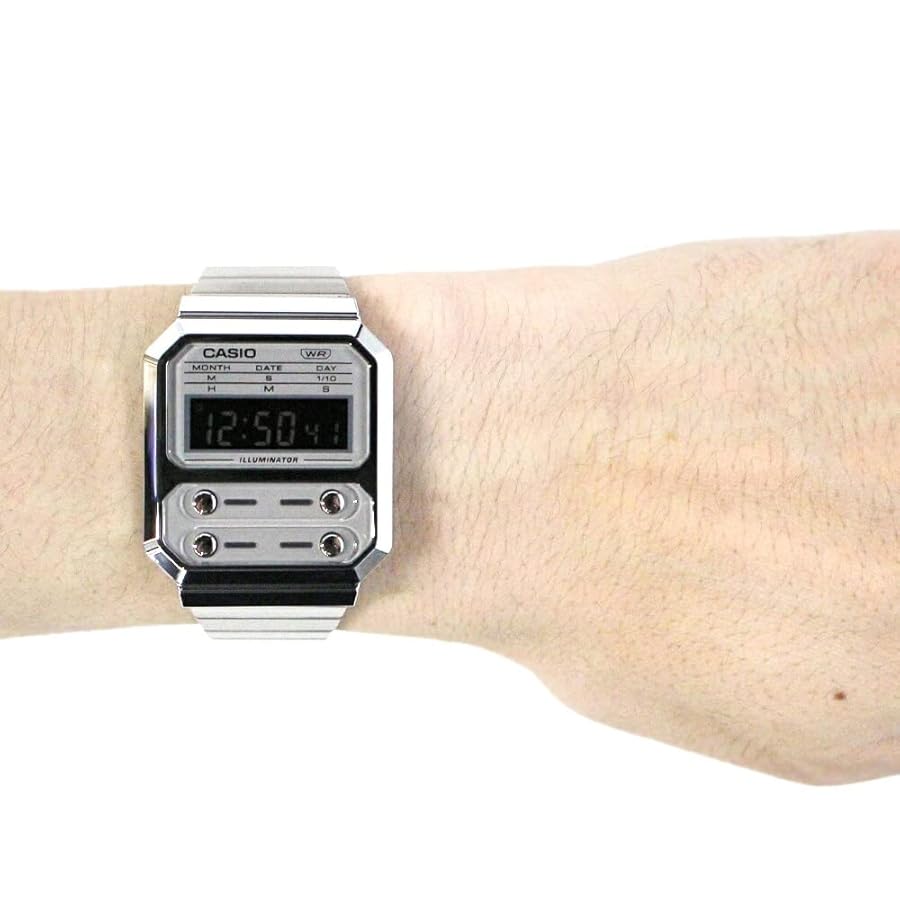 CASIO　A100WE 復刻モデル　カシオ チプカシ　チープカシオ CASIO カシオ 腕時計 メンズ レディース チープカシオ チプカシ